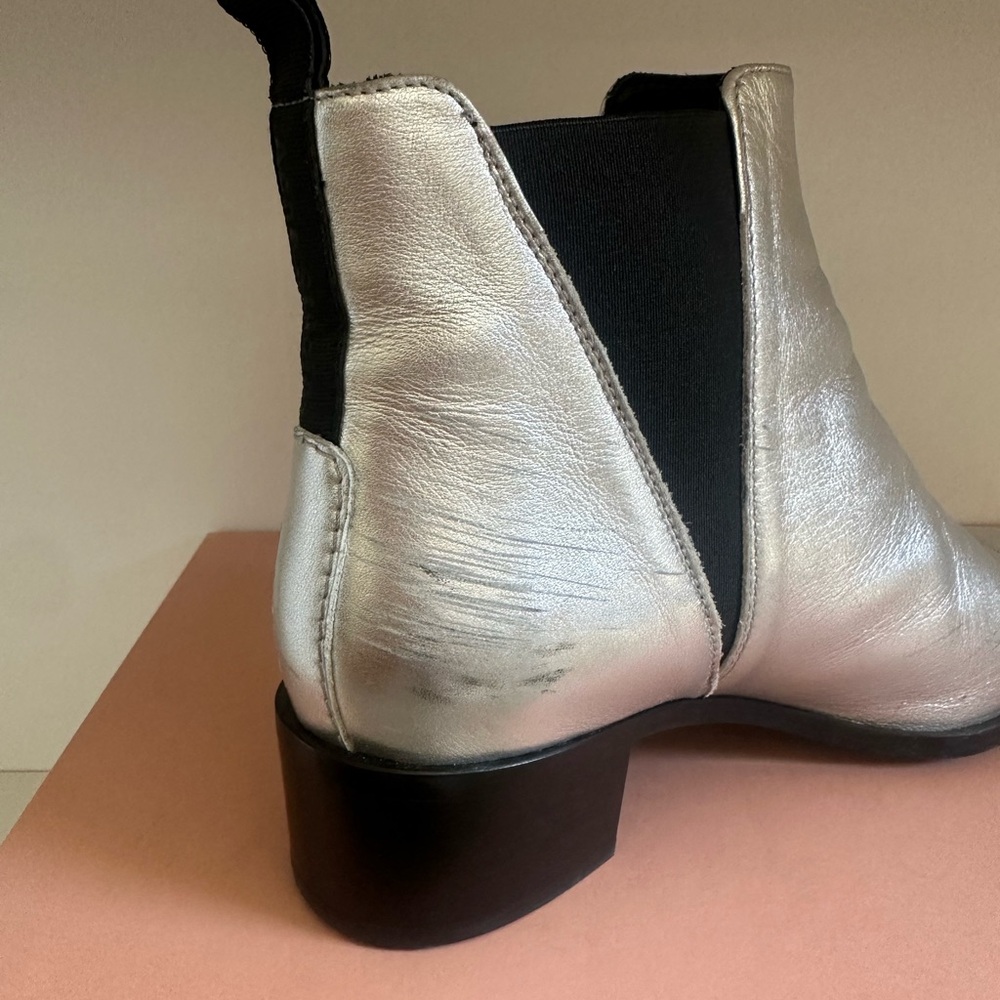Silver Ankle Boots - image 5